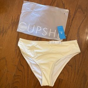 White Bathing Suit Bottoms
